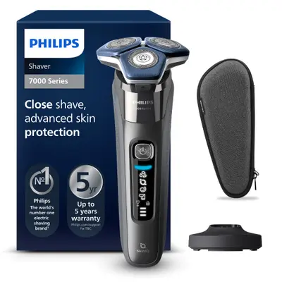 Philips Aparat de ras electric 7000 Series, SkinIQ, Wet&Dry