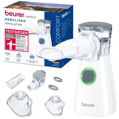 Beurer IH 57 Comfort - Nebulizator portabil mesh (membrana vibranta, Li-ion)