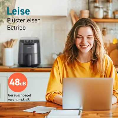 Friteuză cu aer cald Cosori Mini 2L, 900W, 4in1