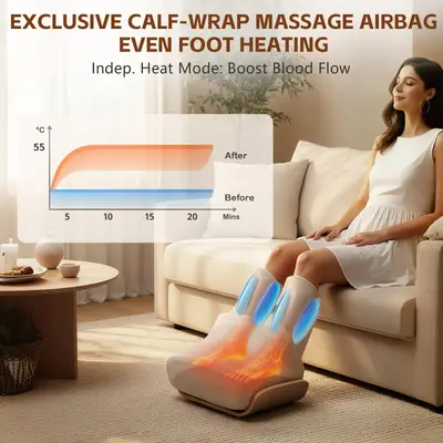 Aparat masaj picioare și gambe HealthRelife M300-5