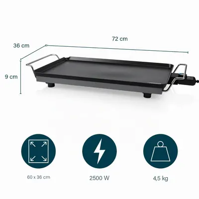 Princess Table Chef XXL Classic, grătar electric 60x36