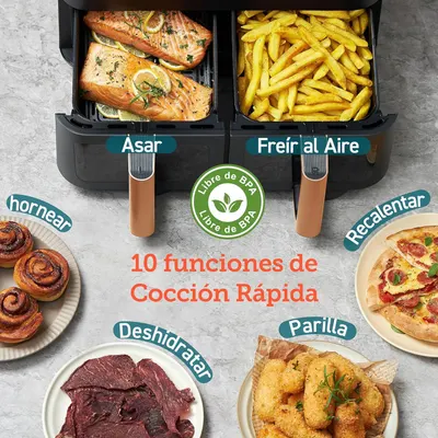 Friteuză cu aer cald Cosori Dual Basket 8.5L
