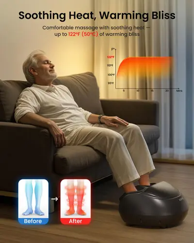 Aparat masaj picioare Shiatsu cu telecomanda RF-FM059R
