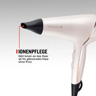 Uscator de par profesional Proluxe (1850-2400W), alb/rose gold