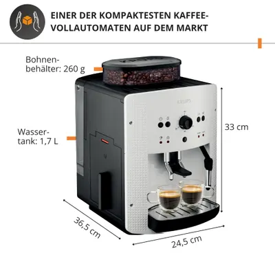 Espressor automat Krups Essential EA810570, râșniță, 15 bar