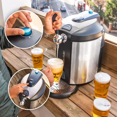 Cecotec BeerFlow Steel 5000, dozator de bere