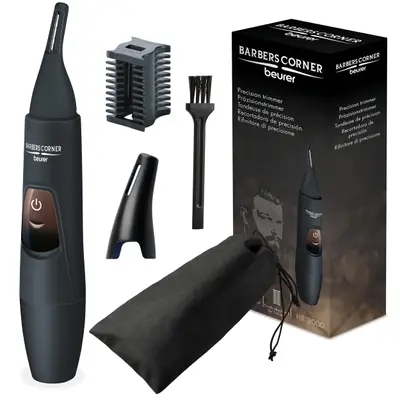 Beurer HR 2000 Barbers Corner - Trimmer de precizie (nas/urechi/sprancene, IPX4)