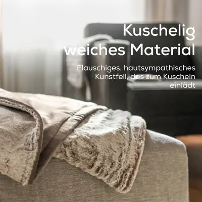 Beurer HD 75 Nordic taupe - Patura electrica (heated throw) 130x180 cm, taupe