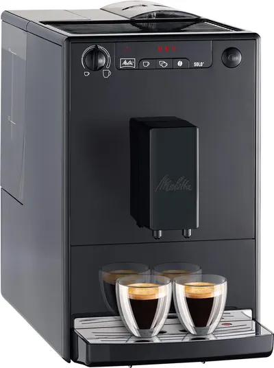 Espressor automat Melitta Solo Pure Black E950-222, 1400W, 15 bar