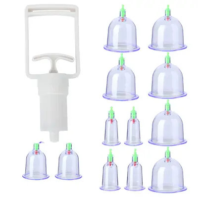Set ventuze masaj Retoo 0022, 12 buc