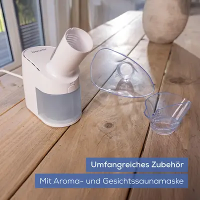 Vaporizator facial abur Beurer SI 40, 2-in-1