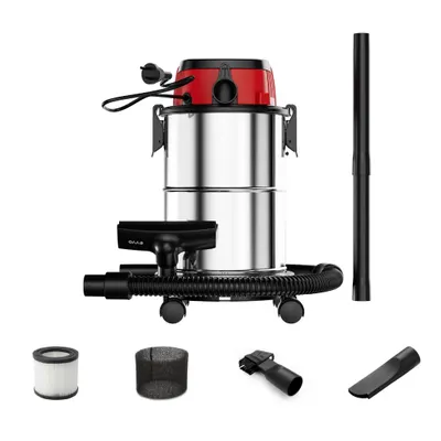Aspirator solide și lichide EVVO wet, INOX, HEPA