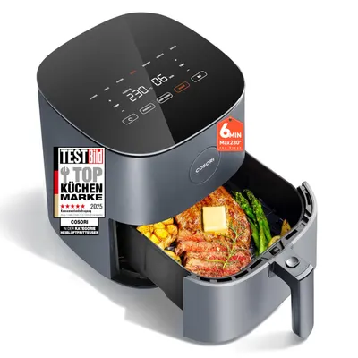 Friteuză cu aer cald Cosori 4.7L, 7in1
