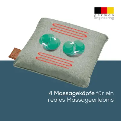 Pernă masaj Shiatsu Beurer MG 139, cu baterie
