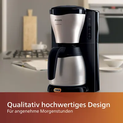Cafetieră Philips Café Gaia HD7546/20 cu carafă termos, 1000W