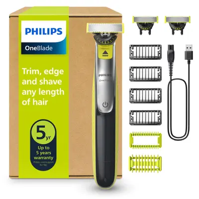 Philips OneBlade (kit cu husă, aparat hibrid ras/tuns)