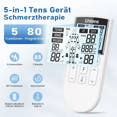 GHTENS Electrostimulator TENS/EMS (KTR-2640)
