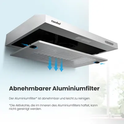 Hotă încorporabilă Comfee CHU 3.6F17BS, 60 cm