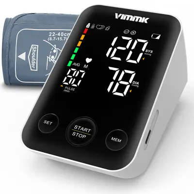 Vimmk C04 - Tensiometru de brat inteligent (USB-C, WHO, detectie aritmie, 22-40cm)