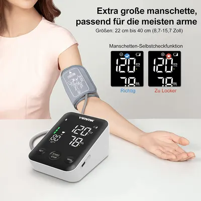Tensiometru de braț Vimmk C04 inteligent