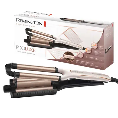 Remington Welleneisen ProLuxe 4-in-1 Lockenstab — Ondulator par 4-in-1 (waver) Proluxe