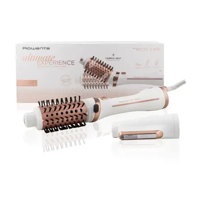 Rowenta Brush Activ Ultimate Care CF9720F0 - Perie rotativa cu aer cald premium, Careful Heat, invelis quartz ceramic, Ionic Booster, 3 trepte temperatura/viteza, concentrator