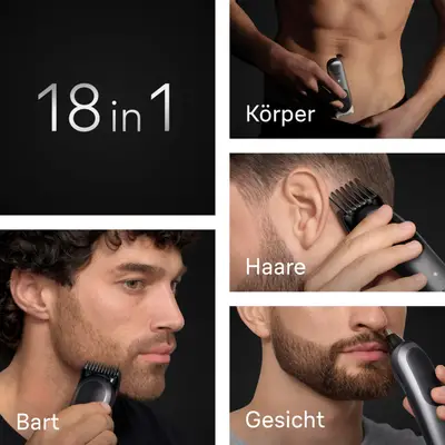 Kit îngrijire barbă Braun AIO7585 Series 7, etui