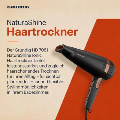 Uscător de păr Grundig Naturashine HD 7081