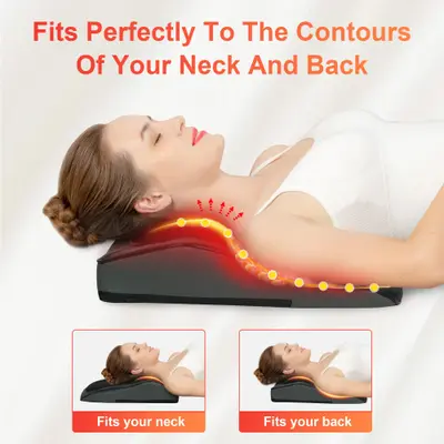 Perna de masaj Shiatsu cu incalzire si vibratii