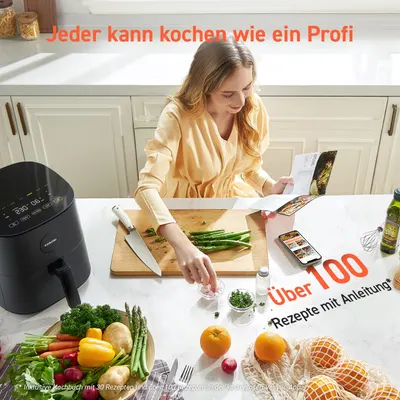 Friteuză cu aer cald Cosori 4.7L, 7in1