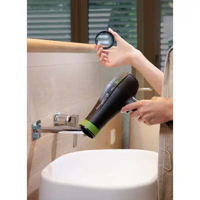 Rowenta Instant Dry CV6030E0 - Uscator de par ionic 2200W (consum 1500W), Eco Intelligence, Moving Air Booster, cu difuzor
