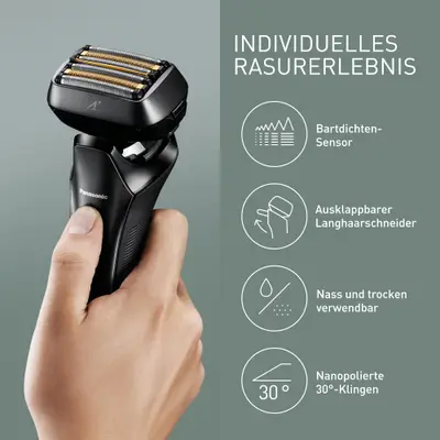 Aparat de ras Panasonic ES-LS6A Lamdash, 6 lame