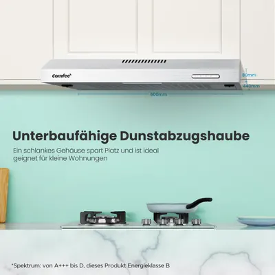 Hotă încorporabilă Comfee CHU 3.6F17BS, 60 cm