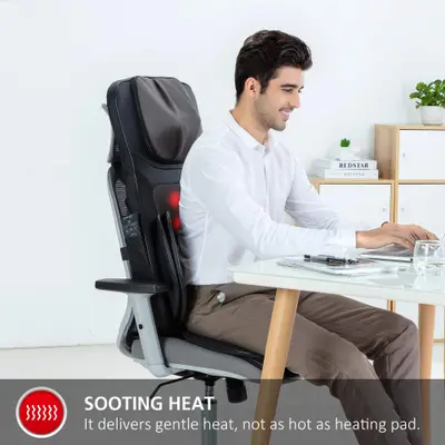 Husa de masaj scaun corp/spate cu incalzire Shiatsu