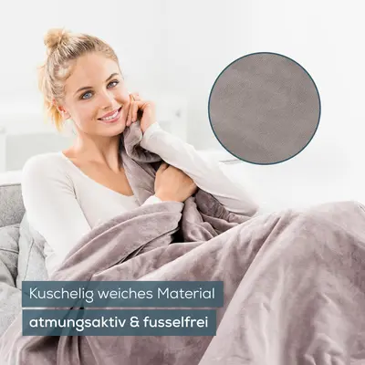 Beurer HD 150 XXL Heizdecke — Beurer HD 150 XXL Cosy - Pătură electrică (Taupe)