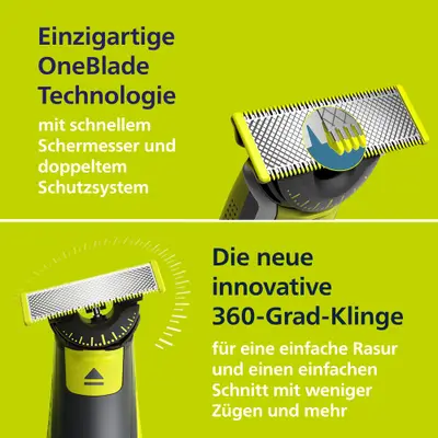 Philips OneBlade QP2824 (aparat hibrid ras/tuns)