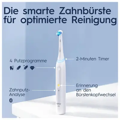 Oral-B iO Series 4 (Type 3794, ALB) - Periuta electrica, senzor presiune, 4 moduri, Li-Ion