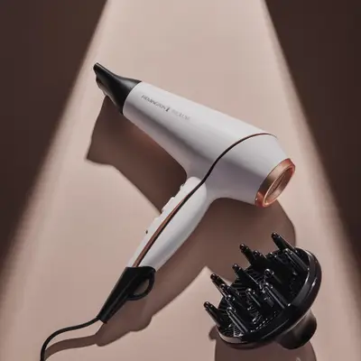 Uscator de par profesional Proluxe (1850-2400W), alb/rose gold
