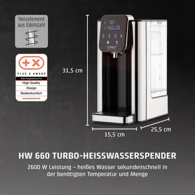 Dozator de apă fierbinte Caso HW 660