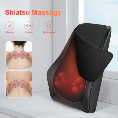 Pernă masaj Shiatsu Comfier CF-1228, încălzire