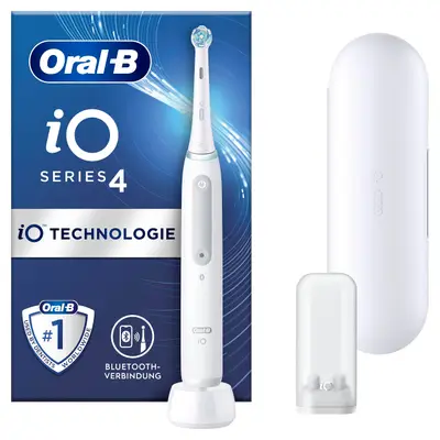 Oral-B iO Series 4 (Type 3794, ALB) - Periuta electrica, senzor presiune, 4 moduri, Li-Ion