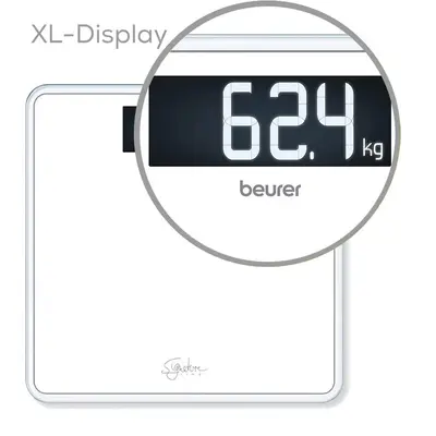 Beurer GS 400 white Signature Line Glas-/Personenwaage — Cantar de baie GS 400 Signature L