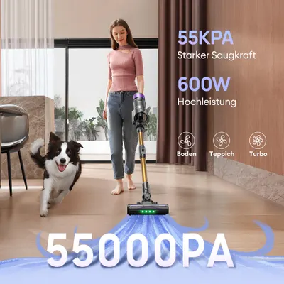 Aspirator vertical fără fir Ultenic U20, 55kPa, autonomie 60min