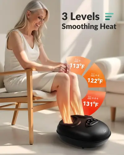 Aparat masaj picioare Shiatsu cu incalzire (foot massager) SL-593