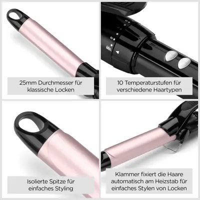 Ondulator BaByliss C325E Bouncy Curls, 25mm