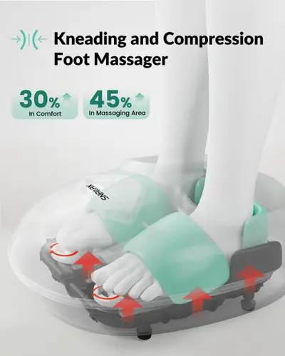 Aparat masaj picioare Shiatsu cu incalzire (foot massager) SL-593