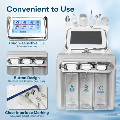 Aparat facial Memows 6-in-1 Hydrogen Oxygen