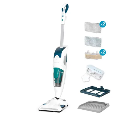 Aspirator vertical cu abur Rowenta Clean & Steam Multi RY8544WH, 1700W