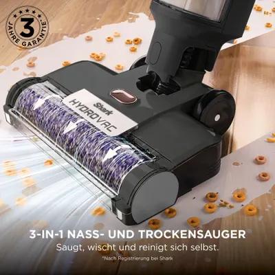 Aspirator vertical fără fir Shark HydroVac 3in1, umed & uscat cu spălare