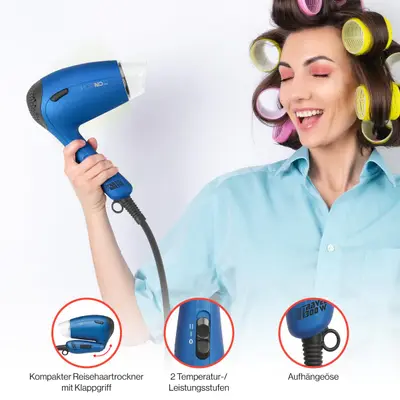 Uscător de păr voiaj Clatronic HTD 3429, 1200W